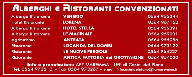 Alberghi e ristoranti convenzionati